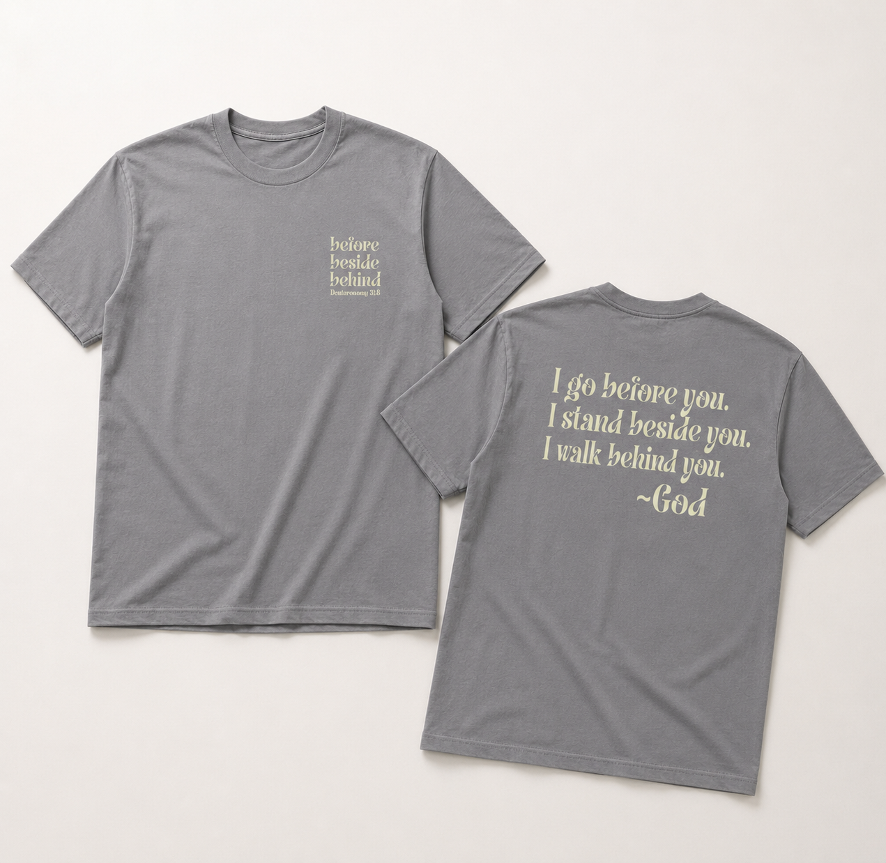 Before Beside Behind Tee